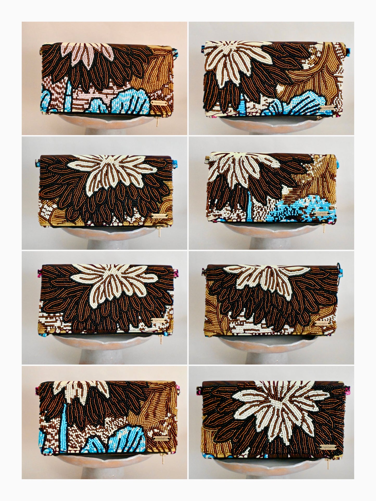One of Each Foldover Clutches