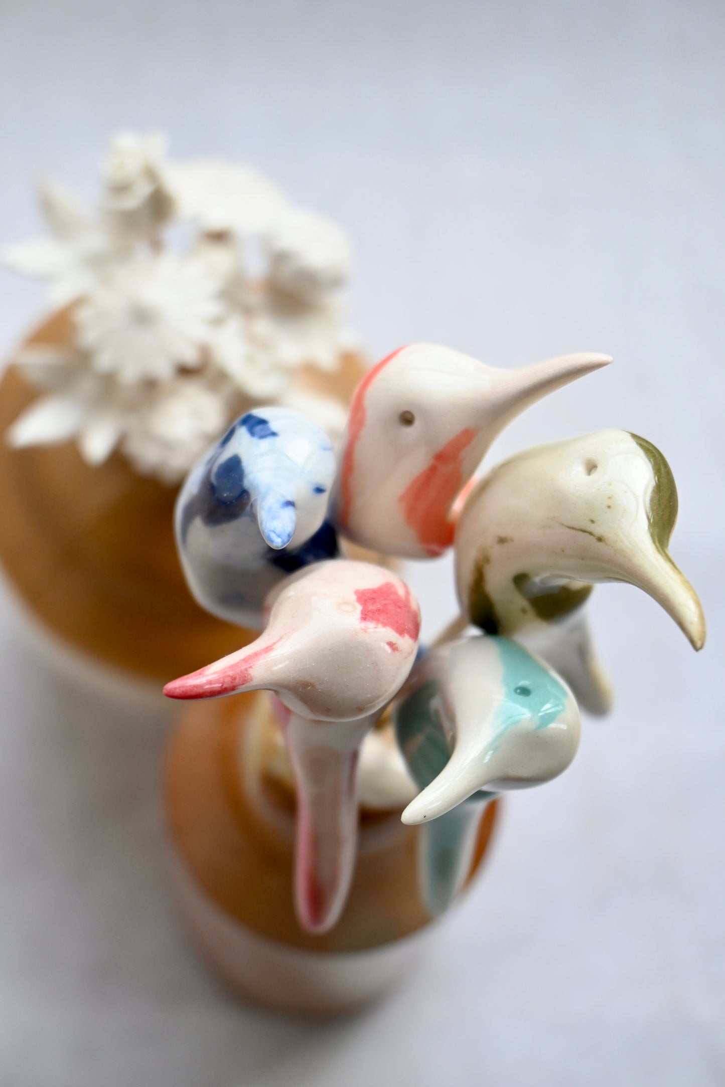 Losse geurstokjes: bloemen en vogeltjes