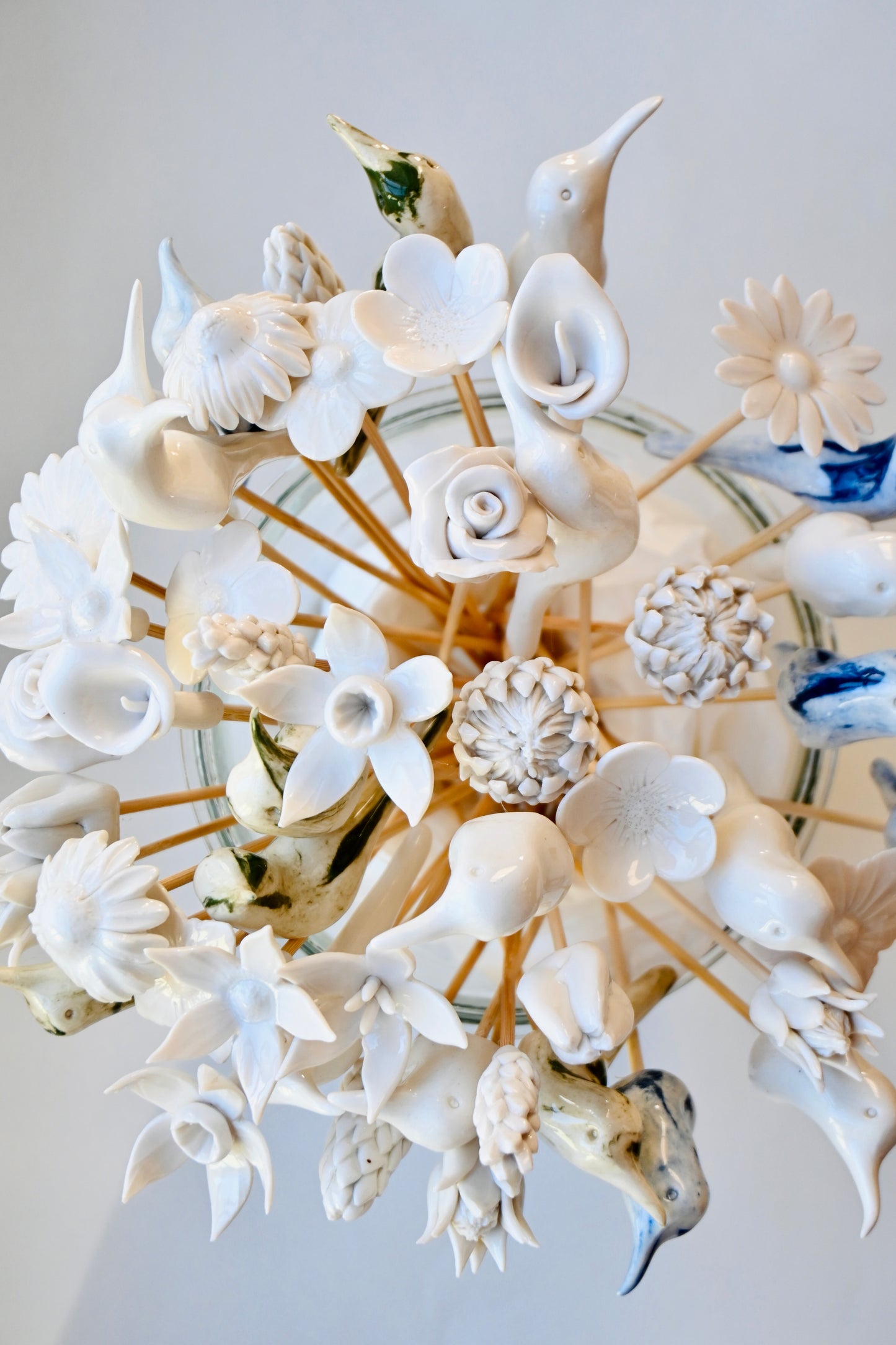 Losse geurstokjes: bloemen en vogeltjes