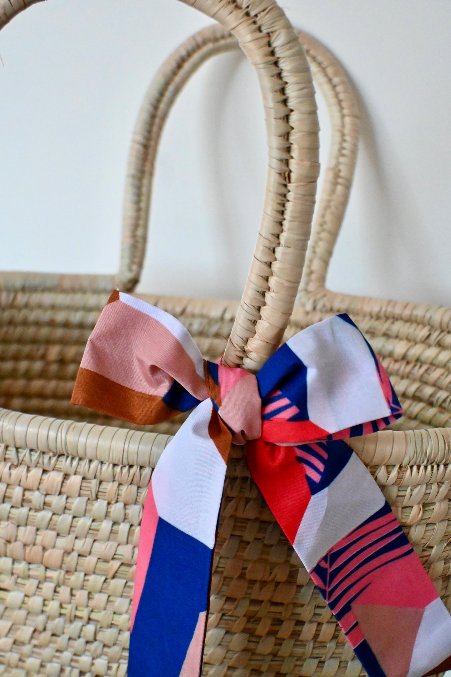 Handgemaakte rieten manden